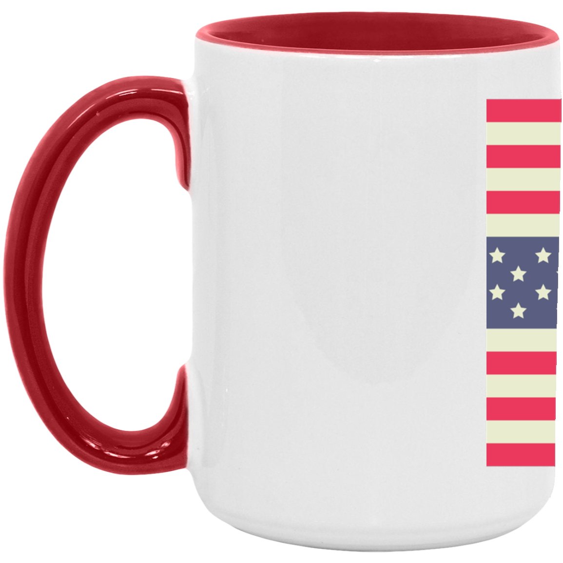 Tucker Carlson | 15oz. Accent Mug | Patriotic Look