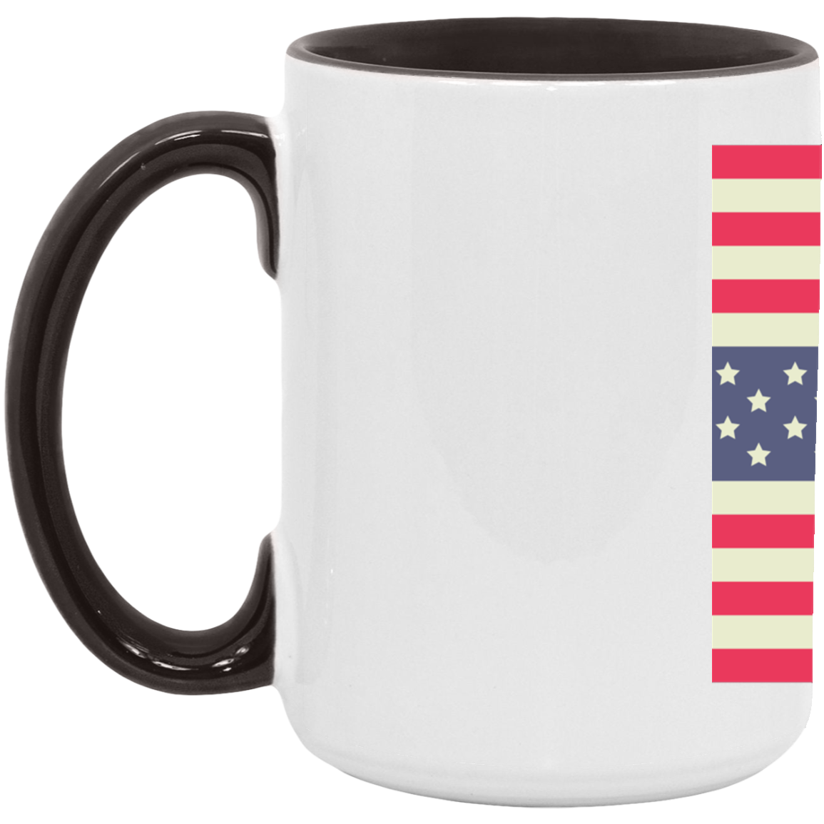 Tucker Carlson | 15oz. Accent Mug | Patriotic Look