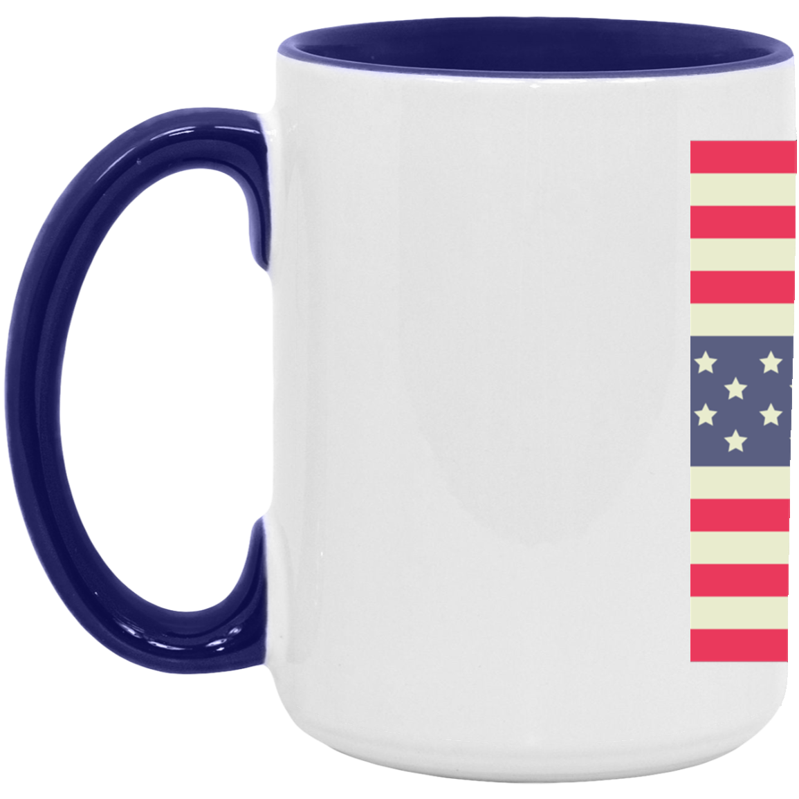 Tucker Carlson | 15oz. Accent Mug | Patriotic Look